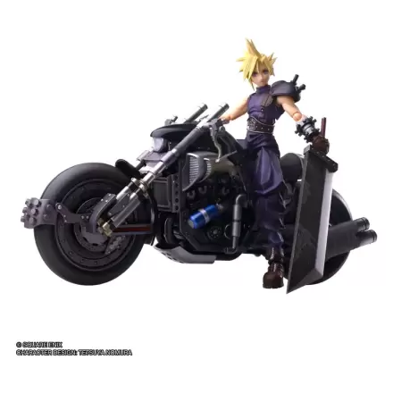 Final Fantasy VII Bring Arts Figurka Akcji i pojazd Cloud Strife & Hardy-Daytona 15 cm termékfotója