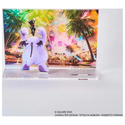 Final Fantasy VII Rebirth Akrylowa diorama Cait Sith i Fat Moogle Key Art zdjęcie produktu
