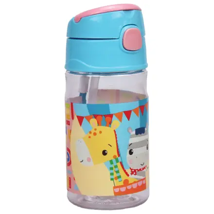 Fisher-Price Animals Party Plastikowa Butelka ze Słomką i Wieszakiem 350 ml zdjęcie produktu