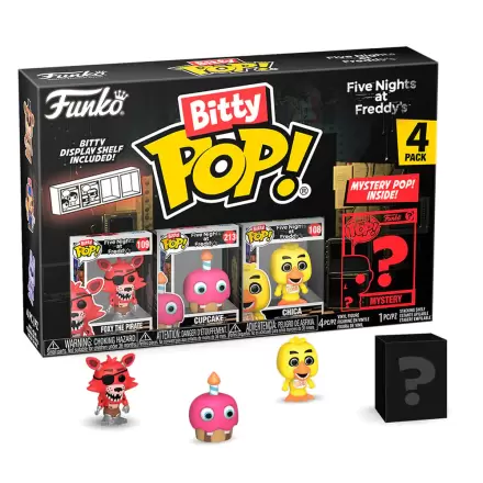 Blister 4 figurki Bitty POP Five Nights at Freddys Foxy termékfotója