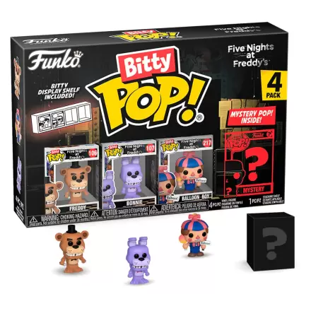 Blister 4 figurki Bitty POP Five Nights at Freddys Freddy termékfotója