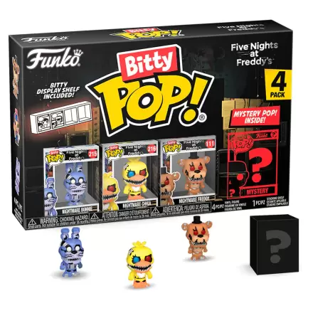 Blister 4 figurki Bitty POP Five Nights at Freddys Nightmare Bonnie termékfotója