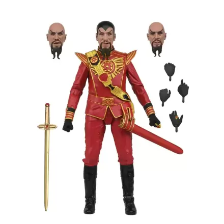 Flash Gordon (1980) Figurka Akcji Ultimate Ming (Red Military Outfit) 18 cm termékfotója