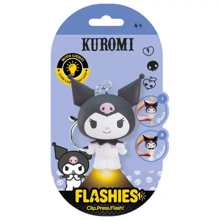 Flashies Hello Kitty Kuromi 3D brelok z latarką LED zdjęcie produktu