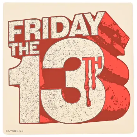 Friday 13th Logo Ceramic Square podstawka pod kubek zdjęcie produktu