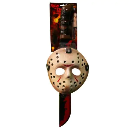 Friday the 13th Zestaw Jason - maska na twarz i maczeta termékfotója