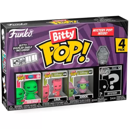 Bitty POP! Figurka winylowa 4-pak Disney Miasteczko Halloween Oogie Boogie termékfotója