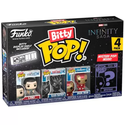 Blister 4 figurki Bitty POP Marvel The Infinity Saga Loki termékfotója