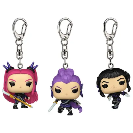 Funko Pocket POP zestaw 3 breloków Kpop Demon Hunters zdjęcie produktu