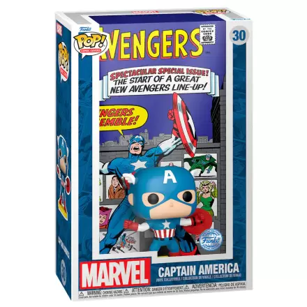 Figurka Funko POP Comic Cover Marvel Avengers Kapitan Ameryka Exclusive termékfotója