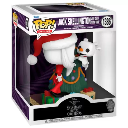 Figurka POP Deluxe Disney Miasteczko Halloween 30. rocznica Jack Skellington i Zero termékfotója