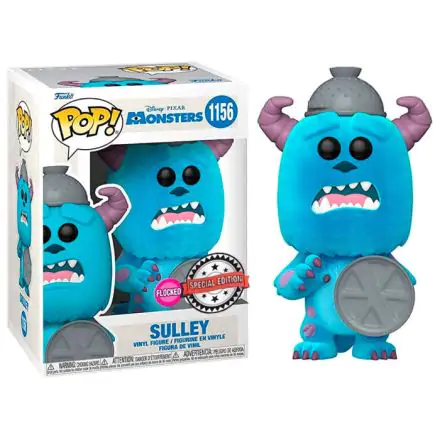 Monsters, Inc. 20th Anniversary POP! Disney Vinyl Figure Sulley z Pokrywką (Flocked) 9 cm termékfotója