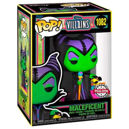 Disney Villains POP! Figurka Vinyl Maleficent (Blacklight) 9 cm termékfotója