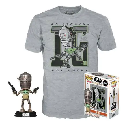 Funko POP! figurka i koszulka w pudełku Star Wars The Mandalorian IG-11 z Dzieckiem termékfotója