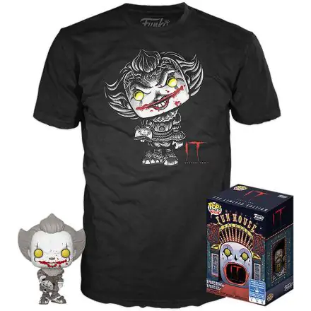 Funko POP! figurka i koszulka w pudełku Stephen Kings It x Pennywise termékfotója