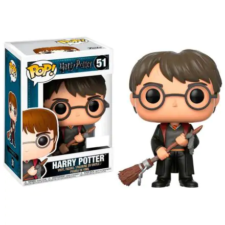 Figurka POP Harry Potter Harry z Firebolt i Piórem Exclusive termékfotója