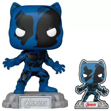 Funko POP figure Marvel Avengers 60th Anniversary Komiks Czarna Pantera z przypinką Ekskluzywna termékfotója