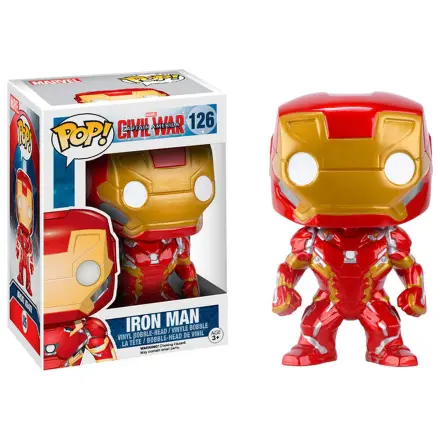 Captain America: Civil War POP! Figurka Vinyl Bobble-Head Iron Man 10 cm zdjęcie produktu