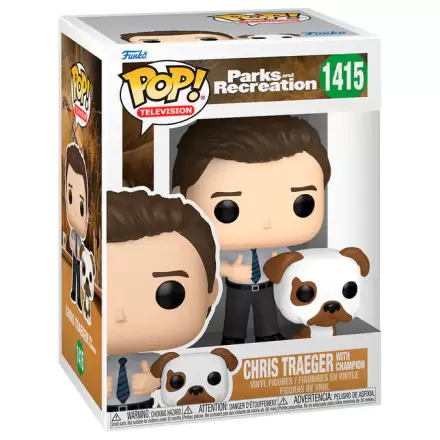 Figurka Funko POP Parks and Recreation Chris Traeger with Champion termékfotója