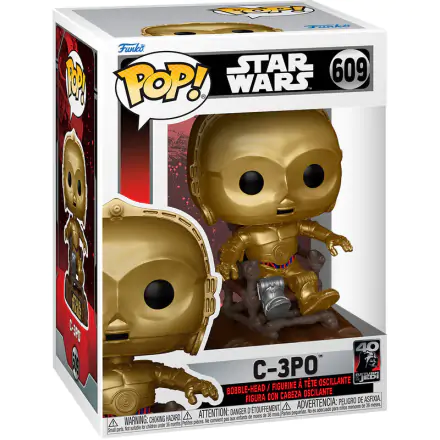 Star Wars: Powrót Jedi 40. Rocznica POP! Figurka Vinyl C3P0 in chair 9 cm termékfotója