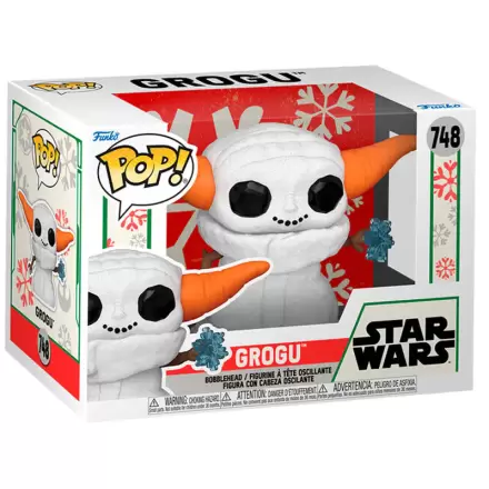 Figurka Funko POP Star Wars Grogu Snowman termékfotója