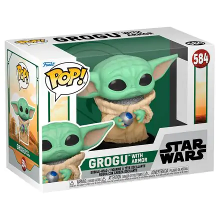 Star Wars The Book of Boba Fett POP! TV Figurka Winylowa Grogu w zbroi 9 cm zdjęcie produktu