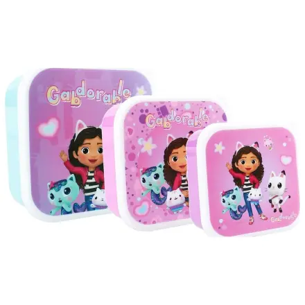 Gabby's Dollhouse Zestaw pojemników na przekąski Fresh Bites 12 cm zdjęcie produktu