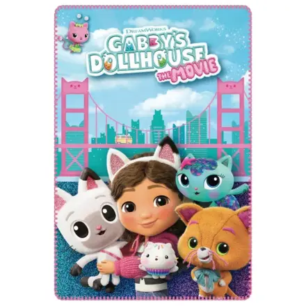 Koc polarowy Gabby's Dollhouse Adventure 100x150 cm zdjęcie produktu