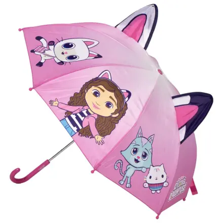 Parasolka dziecięca Gabi Dollhouse Pink Kids z uszami Ø71 cm zdjęcie produktu