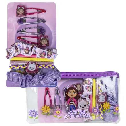 Gabi's Dollhouse Purrrple Hair Clip, Zestaw Gumek do włosów zdjęcie produktu