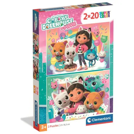 Gabbys Dollhouse puzzle 2x20 sztuk zdjęcie produktu