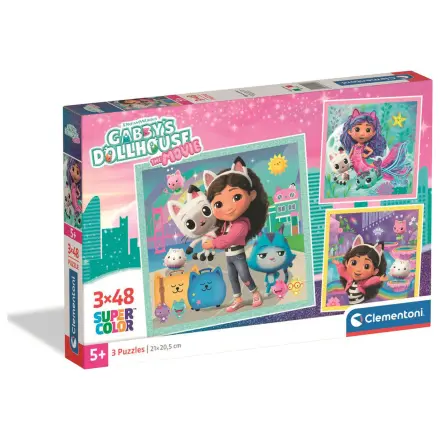 Gabbys Dollhouse puzzle 3x48 szt. zdjęcie produktu