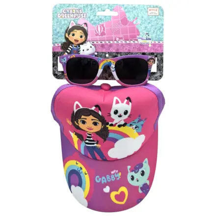 Gabi's Dollhouse Tęczowe Okulary Przeciwsłoneczne i Zestaw Czapka Z Daszkiem zdjęcie produktu