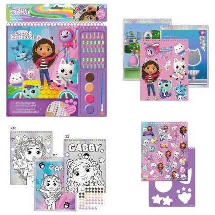 Książeczka z kolorowankami i zadaniami Gabbys Dollhouse zdjęcie produktu