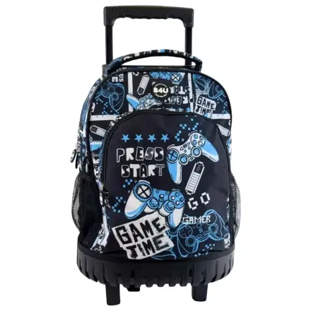 Gamer Press Start Premium Torba na kółkach szkolna, 44 cm zdjęcie produktu