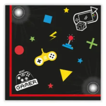 Serwetki Gaming Party 20 szt. 33x33 cm FSC zdjęcie produktu