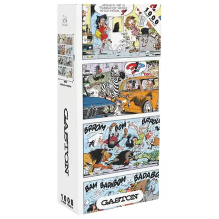 Plakat + Puzzle Gaston Lagaffe 1000 elementów zdjęcie produktu
