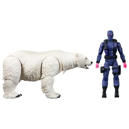 Figurka akcji GI Joe Classified Series Snake Eyes z niedźwiedziem polarnym 15 cm zdjęcie produktu