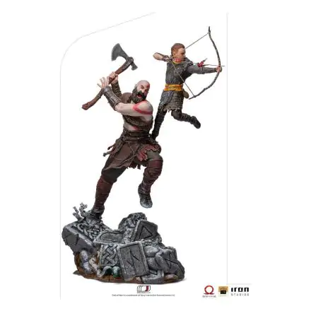 God of War BDS Art Scale Statua 1/10 Kratos & Atreus 34 cm termékfotója