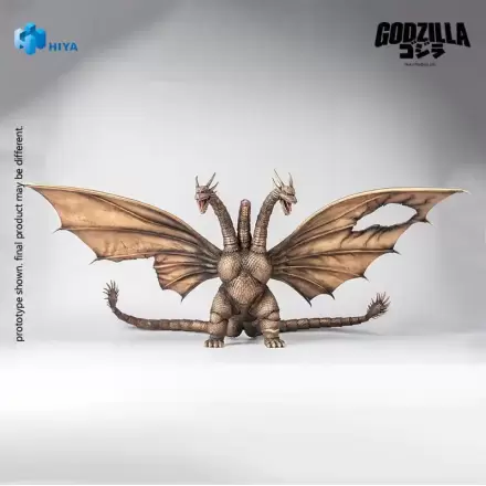Godzilla vs. King Ghidorah (1991) Exquisite Basic figurka akcji King Ghidorah wersja uszkodzona w walce 33 cm zdjęcie produktu