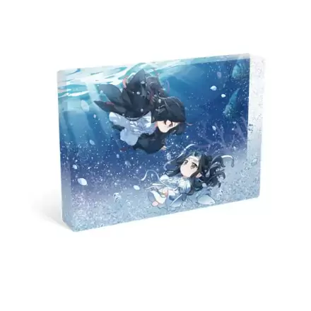 Arcymistrz Demonicznego Kultu Blok akrylowy z brokatem Wei Wuxian i Lan Wangji Wersja Zhao Xi Chi 14 x 10 cm zdjęcie produktu