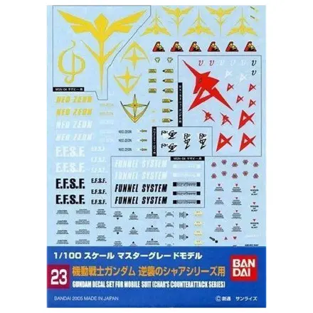 Gundam Decal 023 MG Multiuse Char's Counterattack zdjęcie produktu