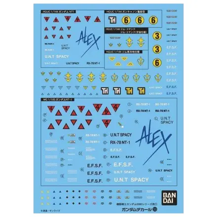 Gundam Gundam Decal 053 HGUC 0800 Series Federation zdjęcie produktu