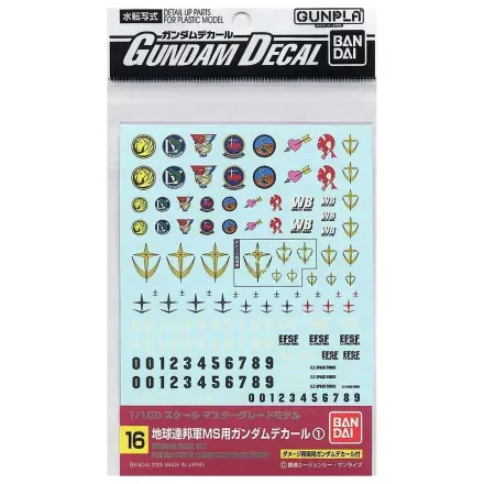 GUNDAM Gundam Decal 16 MG Multiuse Federation Model Kit zdjęcie produktu