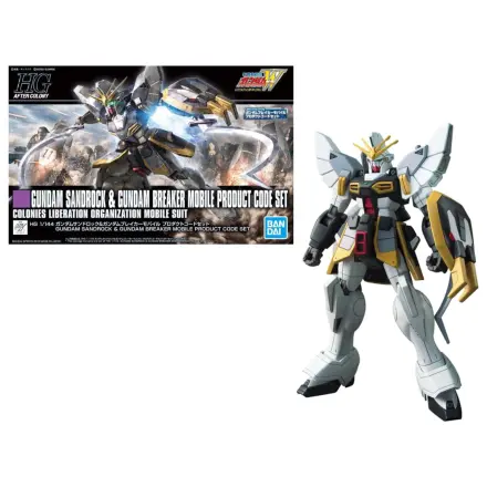 GUNDAM HG 1/144 XXXG-01SR Gundam Sandrock & Breaker MPCS Zestaw Modelowy zdjęcie produktu