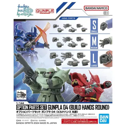 GUNDAM Option Parts Set Gunpla 4 (Build Hands Round) Zestaw Modelowy zdjęcie produktu