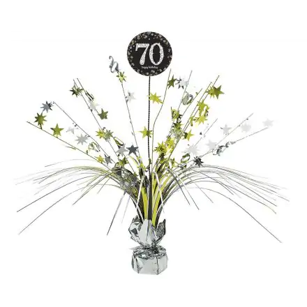 Happy Birthday Gold 70 dekoracja stołu 18 cali zdjęcie produktu