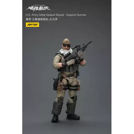 Figurka Akcji Hardcore Coldplay 1/18 U.S. Army Delta Assault Squad Support Gunner 11 cm termékfotója