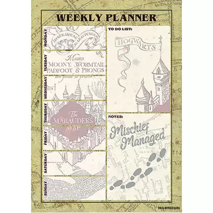 Harry Potter A5 Mapa A5 Planner Tygodniowy termékfotója