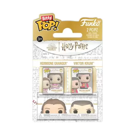 Harry Potter Bitty Funko POP! Winylowa Figurka Zestaw 2 Figurek: Hermiona i Krum zdjęcie produktu